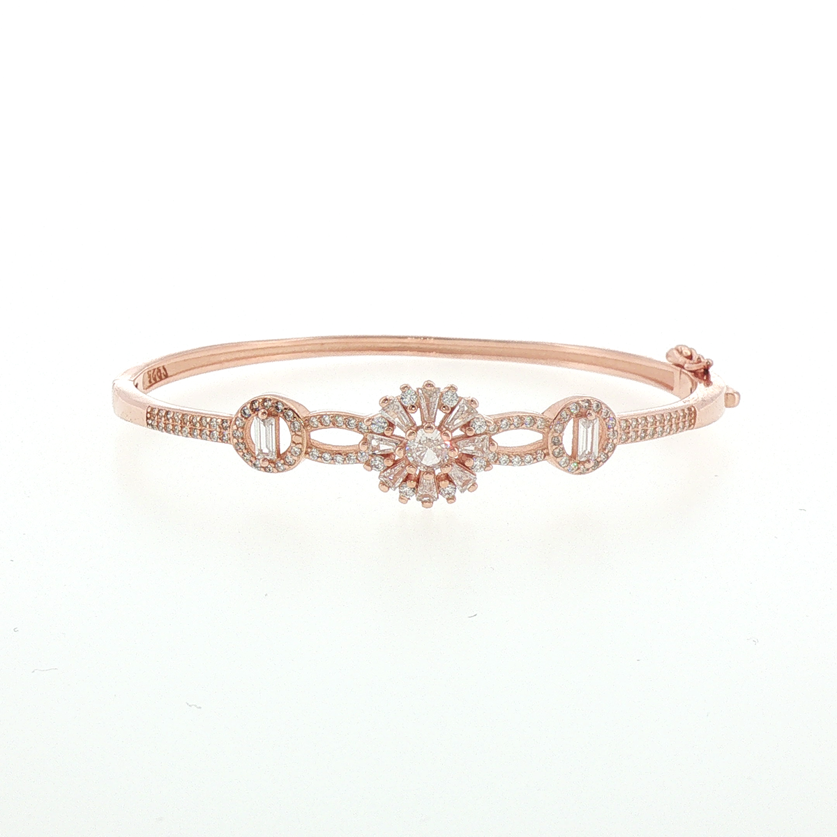 Rose Gold Floral Radiance Bracelet