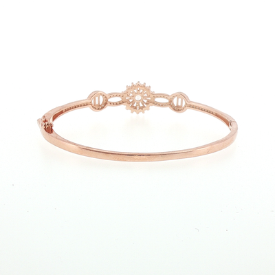 Rose Gold Floral Radiance Bracelet