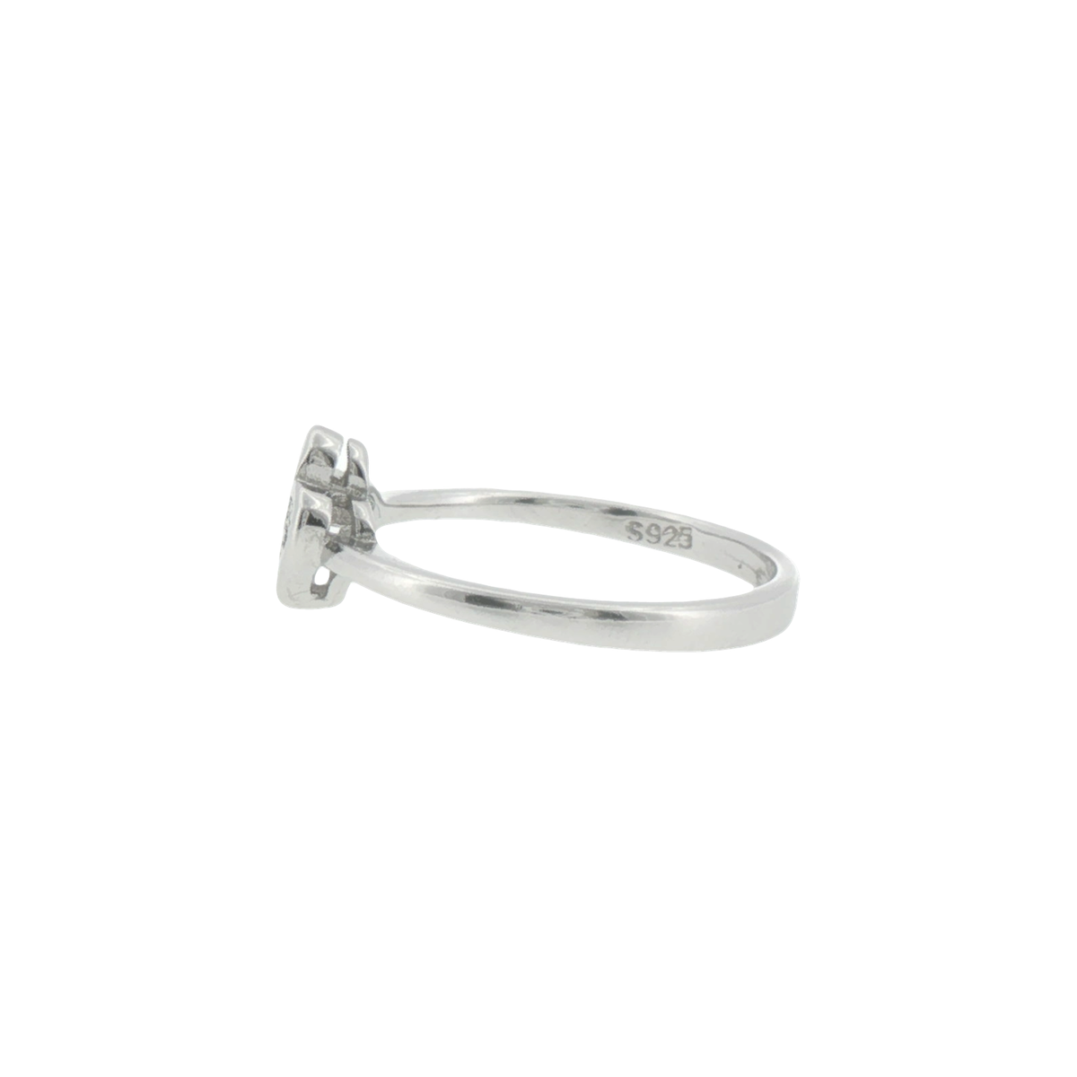 Silver Double Heart Ring