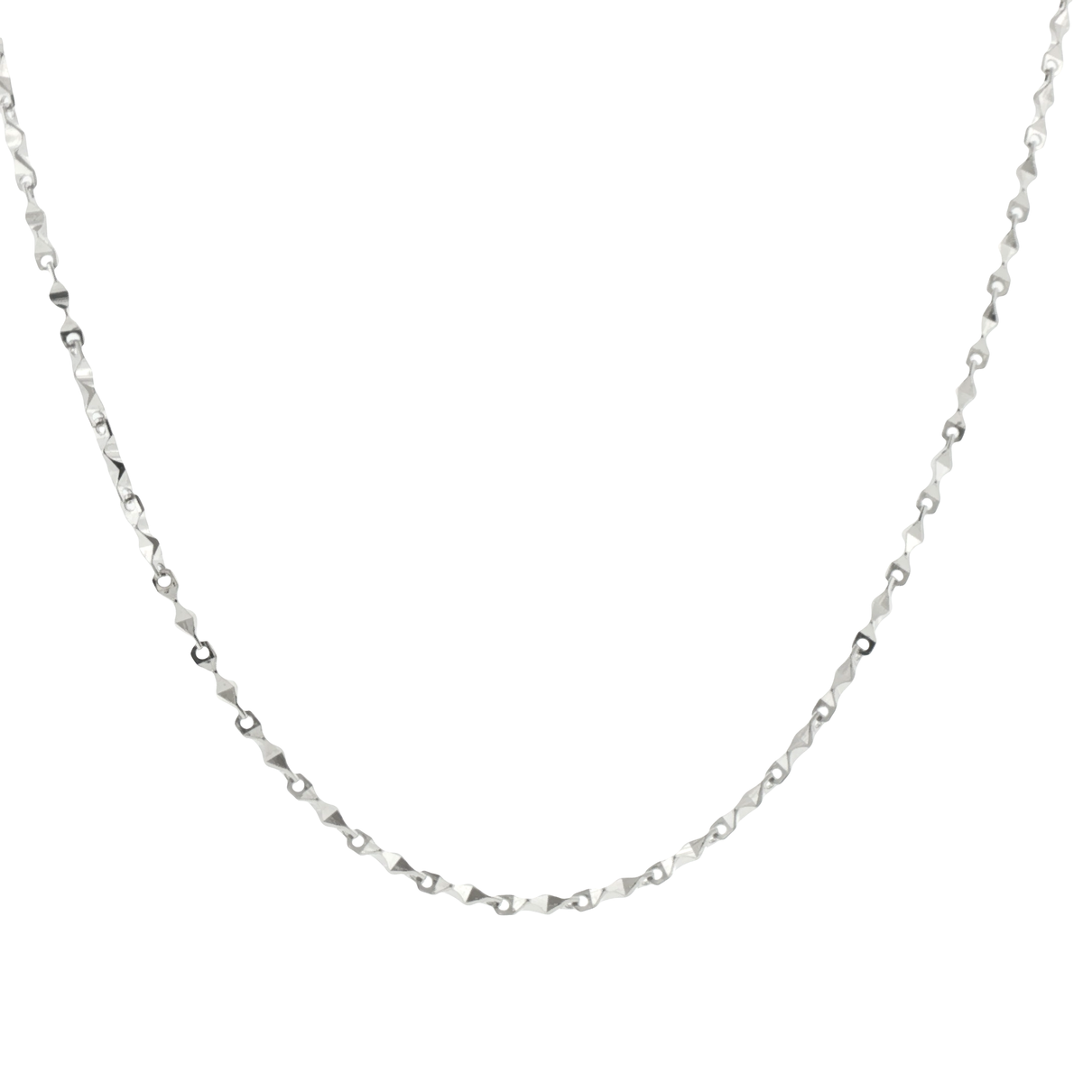 Silver Fancy Link Men Chain