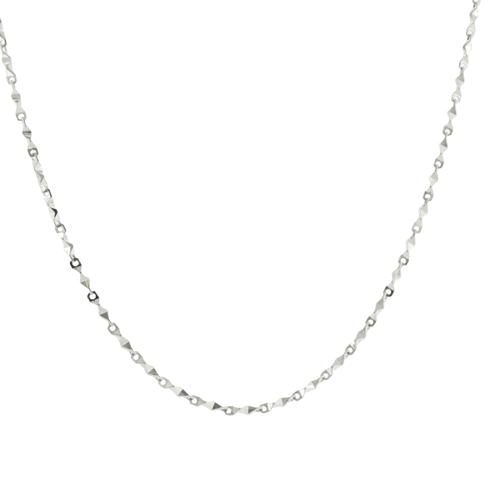 Silver Fancy Link Men Chain