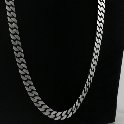 Classic Silver Cuban Men Chain