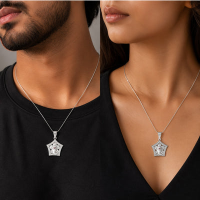 Silver Lord Ganesha Charm Pendant