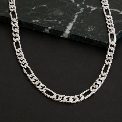 Silver Classic Figaro Chain
