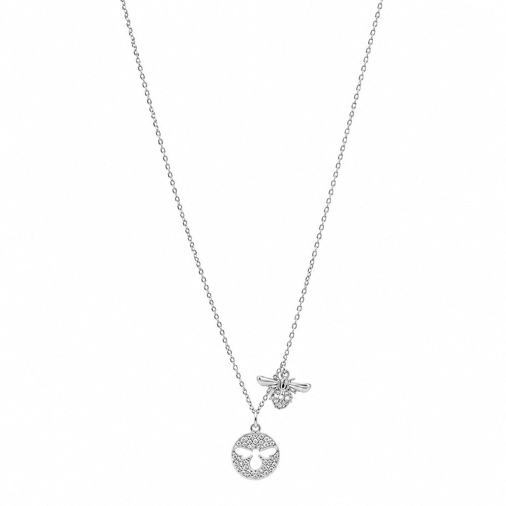 Silver Bee Charm Necklace