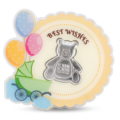 Silver Fortune Forever Teddy Bear Bar- 10 g