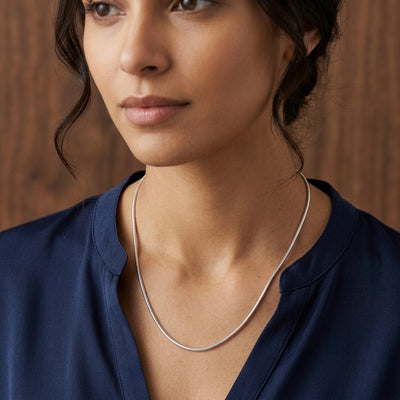 Classic Smooth Silver Chain