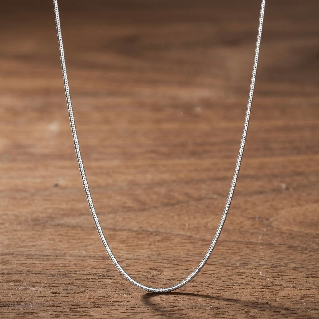Classic Smooth Silver Chain