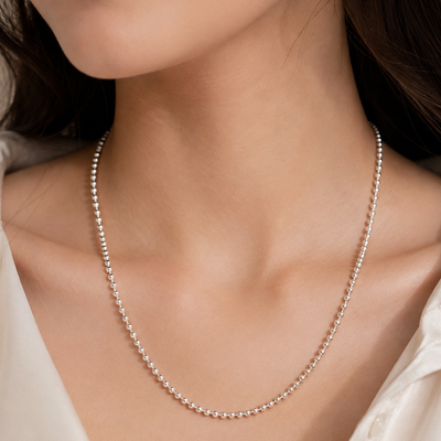 Silver Classic Bead Chain
