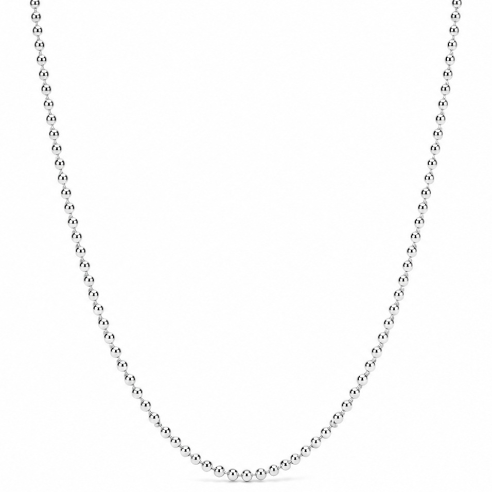 Silver Classic Bead Chain