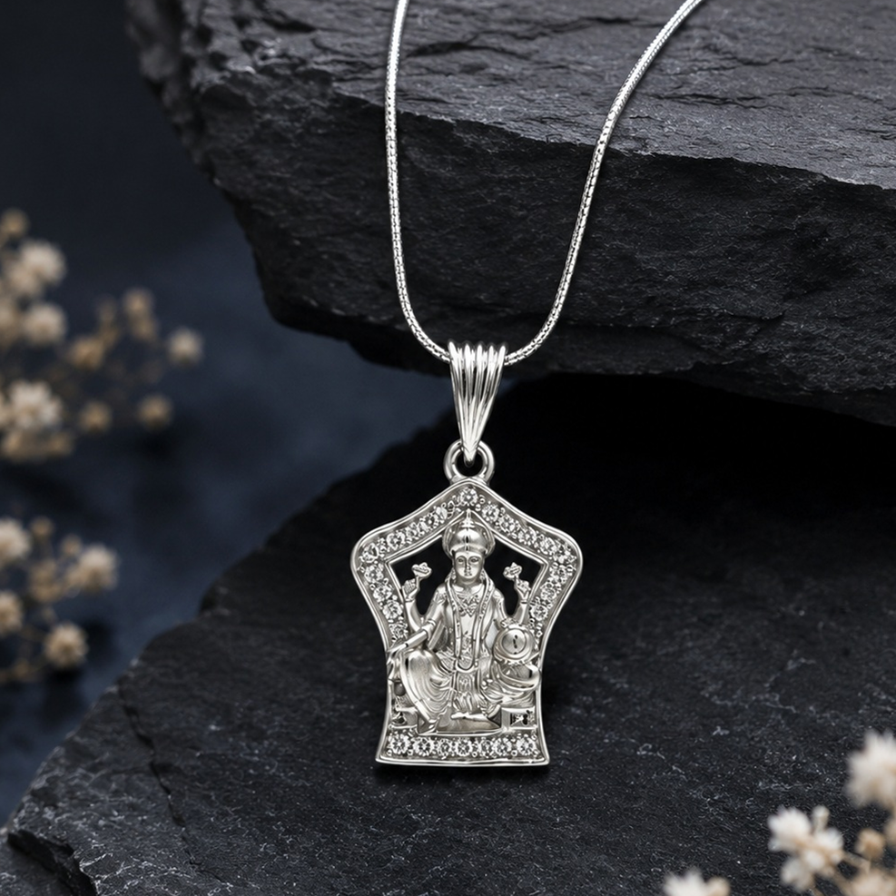 Silver Goddess Pendant