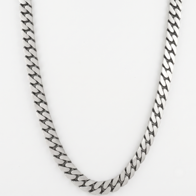 Classic Silver Cuban Men Chain